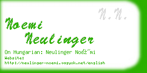 noemi neulinger business card